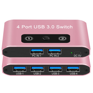 USB3.0オーディオビデオコンバータースイッチコンピューターモニタリングUSB4in1出力キーボードマウスUSB共有4KラップトップPCスイッチHDM1 - Product Image 5