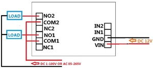 CE-IO22A02 DC 12V 2CH Multifunktions-Verzögerungsrelais-Zeit schalt uhr für SPS-LED-Motor - Product Image 4