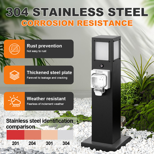 Ngoài trời IP66 thép không gỉ chia <span class=keywords><strong>s</strong></span>ẻ cung cấp điện mở rộng ổ cắm với Wi-Fi điều khiển từ xa không thấm nước chống bụi Ổ cắm điện - Product Image 4