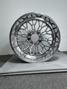 Mâm xe đúc nguyên khối kiểu H, đánh bóng, kích thước 22x10, 22x12, 22x14, 24x12, 24x14, 26x12, 26x14, 26x16, lỗ bắt ốc 8x170, 8x180, 8x6.5 dành cho xe Jeep Wrangler TJ - Product Image 4