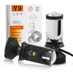 YOBIS Y6 20000lm H4 <strong>LED</strong> Projector Headlight Y7 Luces <strong>Led</strong> Headlights Bulb Projector Lens <strong>80W</strong> Automobile Hi Lo Beam Bulb <strong>12V</strong> - Product Image 1