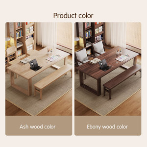 定制便宜的矩形桌实木1.8米大板餐桌家用餐厅餐桌餐桌 - Product Image 6