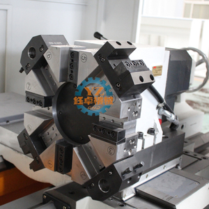 Máquina cortadora de tubos QK1322 Máquina automática de roscado de tubos Torno CNC Corte de tubos a la venta - Product Image 4