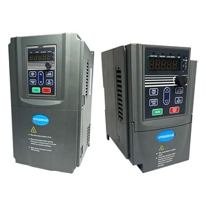 新型变速器Vfd 220v单相至3相380v变频器220v至380v数控Vfd 220v 4kw - Product Image 1