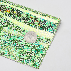 Sacos de couro vegano com textura 3D metálica de 0.5 mm para reciclagem, folhas de tecido artificial sintético PU sintético