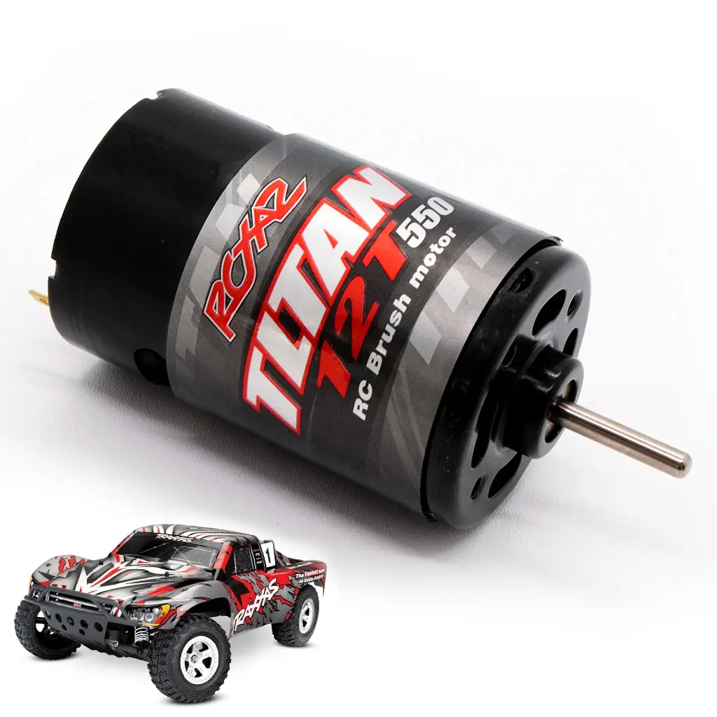 موتور 550 RC 12T-55T ل 1/10 RC على الطرق الوعرة سيارة مجنزرة HSP HPI Wltoys Kyosho TRX4 TRX6 ، قطع غيار sinumax RC