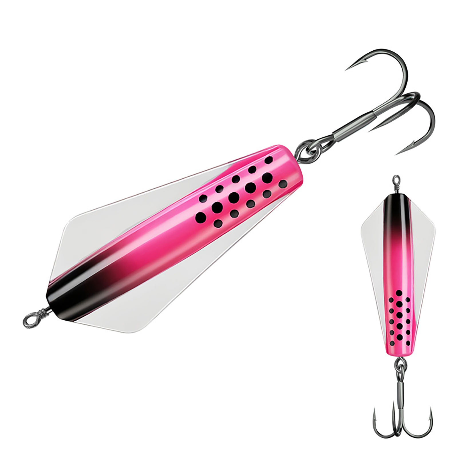 4# จุดสีชมพูและสีดำ