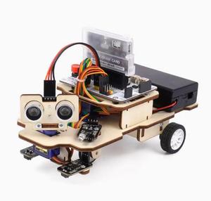 Kit de aprendizaje de coche inteligente multifunción STEM, Kit de Robot de programación, placa de desarrollo Compatible con Arduino UNO, juguetes para niños