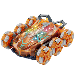 LTA-2024 çocuk Rc oyuncaklar 6 tekerlekler çift yan Rc dublör sprey araba radyo kontrol oyuncak sürüklenme araba ışık ve müzik ile - Product Image 1