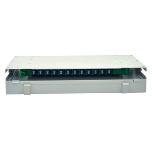 2025 Custom 12 Core Rack Mount Fiber Optic ODF Box 19 inch 12 24 Port ODF Networks Fiber <strong>Patch</strong> <strong>Panel</strong> <strong>with</strong> SC Square Opening - Product Image 3