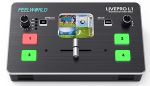FEELWORLD新款LIVEPRO L1最新4 hdmi输入usb 3.0直播流和录制迷你切换器切换器混音器视频 - Product Image 4
