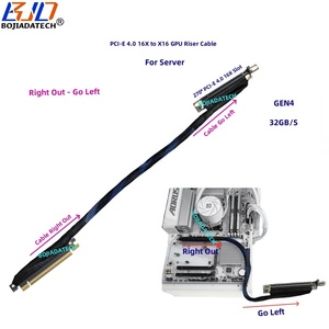 270 độ PCI Express gen4 PCI-E 4.0 16X đến X16 GPU Riser cáp mở rộng 0.4m 0.5M 0.6m 0.8m 1m cho ai máy chủ Card đồ họa - Product Image 3