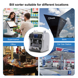 Feelteck Heavy Duty Bank Money Counter <strong>Machine</strong> Mixed Domination <strong>Counting</strong> <strong>System</strong> with IR Image Technology - Product Image 6
