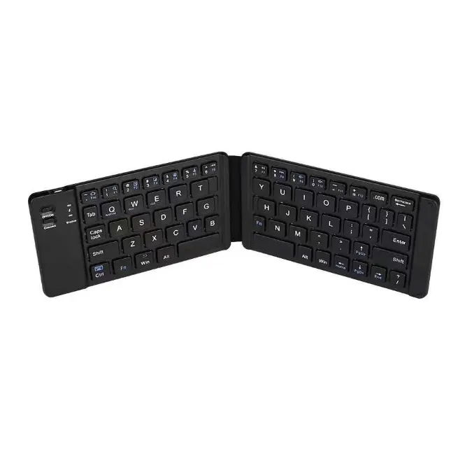 Tragbare, dünne und leichte drahtlose mini-zweiflügelige Bluetooth-Tastatur für verschiedene Systeme