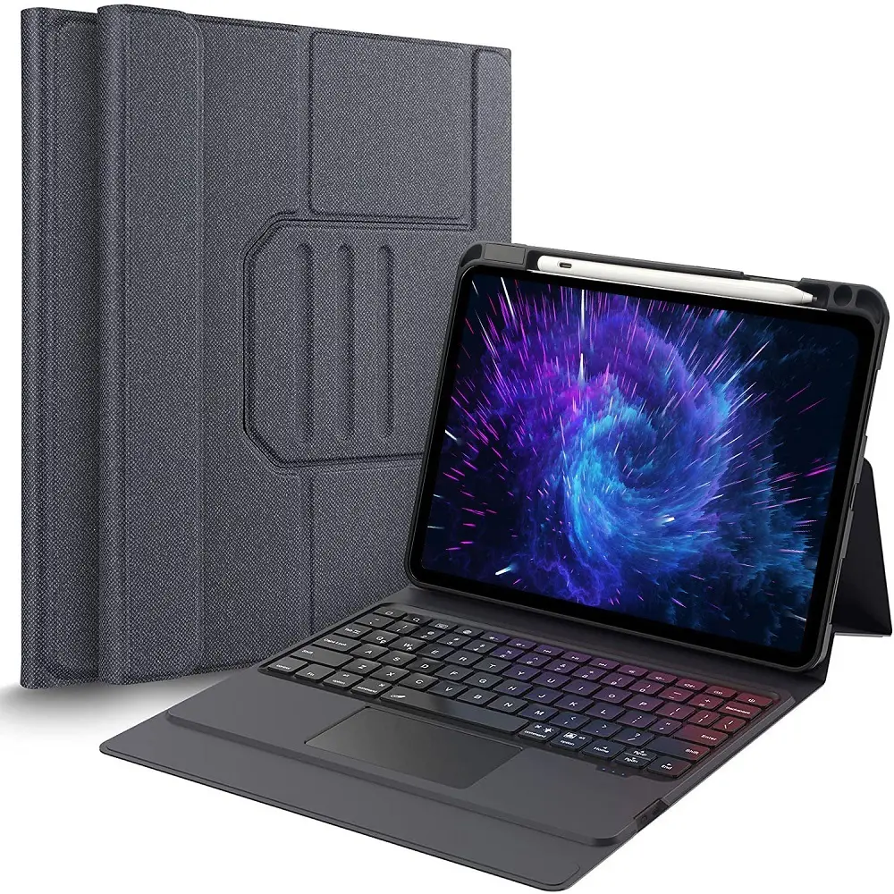 OEM Tablet Folio Teclado Touch iPad Caso Teclado com Trackpad e Conector para iPad Inteligente Pro 11 polegadas 2021 2020 2018