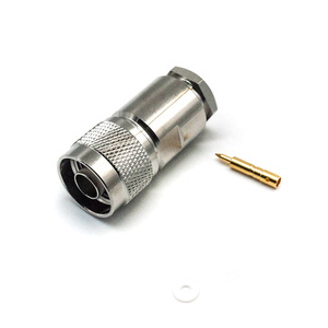 N公插头直接头，用于RG213电缆夹型，性能良好 - Product Image 1