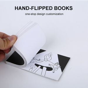 Özel mini kollu kitap iç sayfa flip kitap izleme animasyon karikatür oluşturma Flip kitap kağıt ile marka logosu - Product Image 4