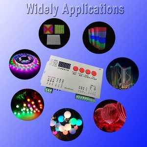 T1000S LCD <strong>Display</strong> 2048 PIXEL RGB Sync 2811 TTL <strong>DMX</strong> SPI Programmable LEDEdit Magic Digital Addressable SD Card <strong>LED</strong> <strong>Controller</strong> - Product Image 4