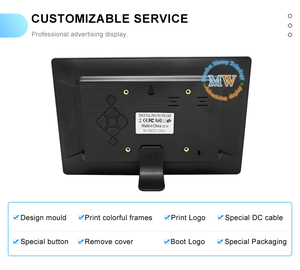 Guangdong 10'' Black Tft Lcd Gif Jpg Png Mms Rotate Digital Photo Picture Frame Display Board Av in - Product Image 3