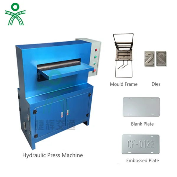 Machine de fabrication de plaque d'immatriculation de voiture Machine manuelle de gaufrage Machine de presse hydraulique