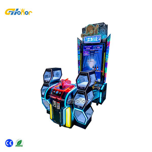 Serin ve ilginç silah kralı atış makinesi eğlence oyun merkezi jetonla çalışan tahta Metal makinesi İngilizce dil - Product Image 2
