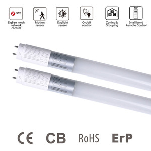 China Share <strong>2025</strong> <strong>T8</strong> <strong>LED</strong> Linear Light Tube 18W 20W 2FT 4FT 5FT with Microwave Motion Sensor DLC ETL Approved IP65 Rated PC Body