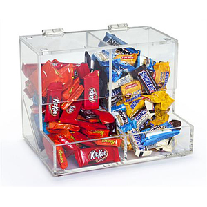 Thực Phẩm Số Lượng Lớn Rõ Ràng Hộp Ngũ Cốc Nhựa Tùy Chỉnh Dispenser Đứng Giá Bao Bì Slatwall Kẹo Kệ Acrylic Kẹo Hiển Thị Hộp - Product Image 2