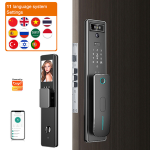 Serratura automatica di fascia alta con serratura per porte Smart videocitofono con blocco per impronte digitali 3D serratura di sicurezza per riconoscimento facciale - Product Image 2
