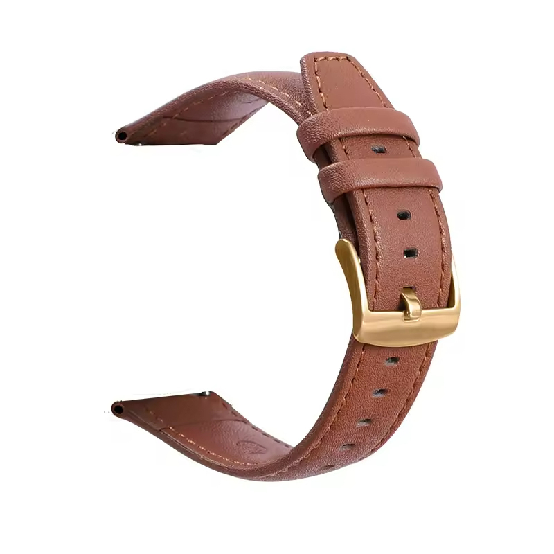 Light Brown-Gold Pin Buckle
