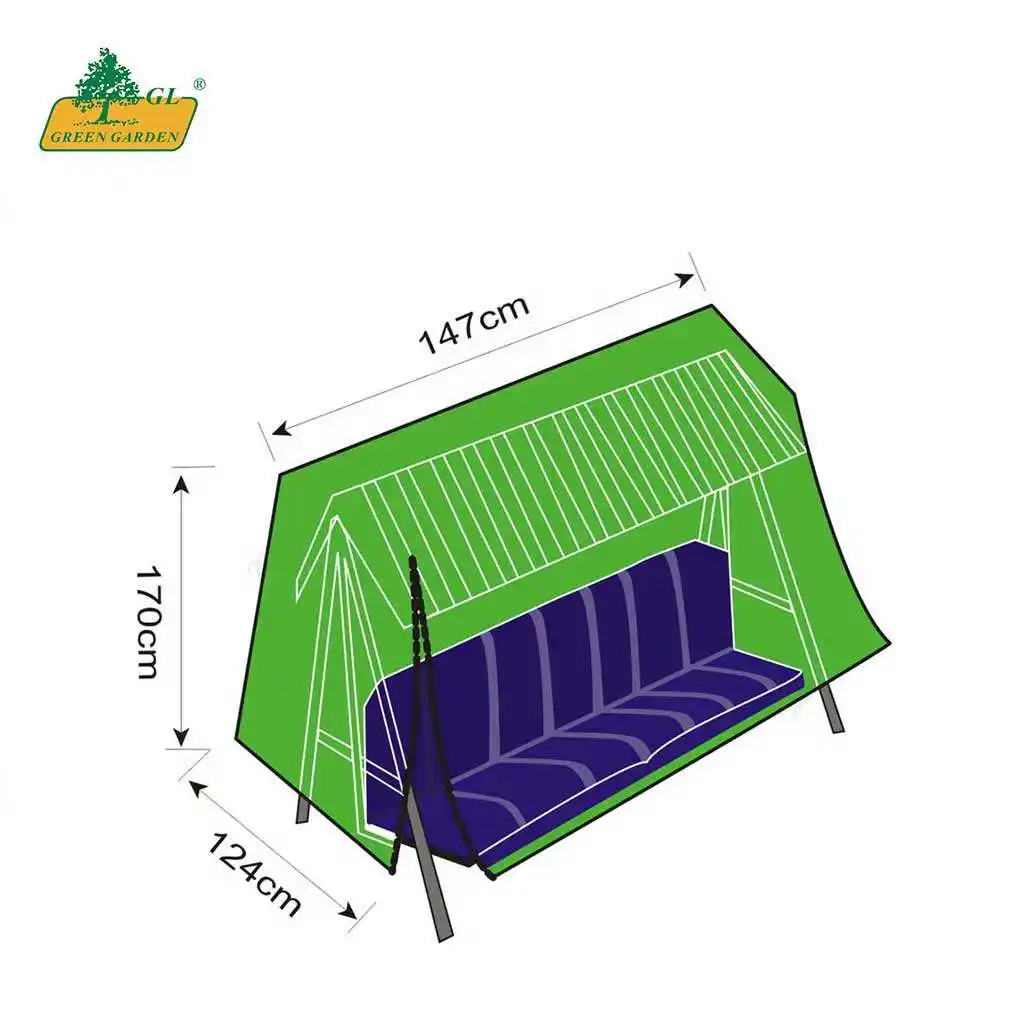 Cubierta de muebles de exterior de la mejor calidad/alta calidad cubierta de hamaca de poliéster o tejido PE