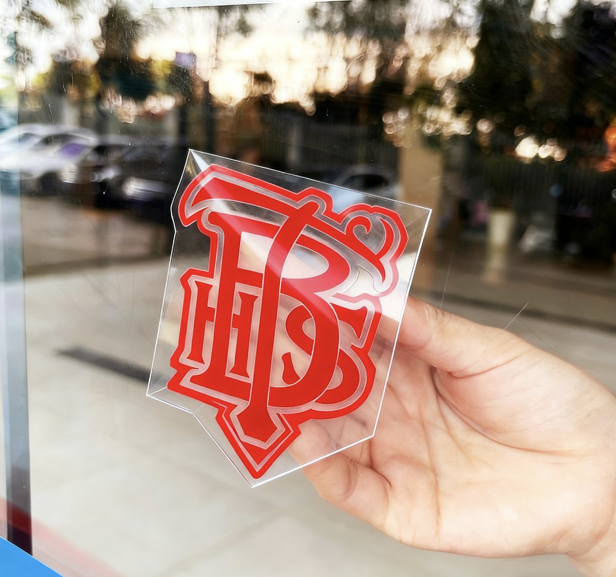 Ejemplo de pegatina para ventana B