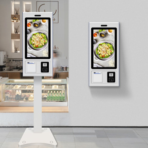Alone Standing 23.8 Inch <strong>Led</strong> Lcd Interactive Self-service Kiosk Self Payment Kiosk Touch Screen Self-service Ordering - Product Image 3