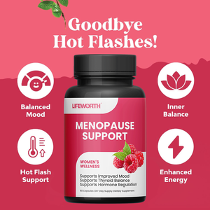 Lifeorth Dong Quai อาหารเสริมสำหรับสตรีวัยหมดประจำเดือนสมุนไพรแคปซูลรักษาสมดุลของฮอร์โมนเพศหญิงมีวิตามิน B6 D3แร่ธาตุแมกนีเซียม - Product Image 2