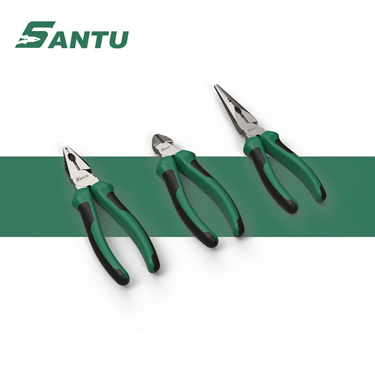 2020 Free Sample Wholesale Wire Side Cutter Alicate Hand Tool Pliers Long Nose Diagonal Cutting Combination Pliers