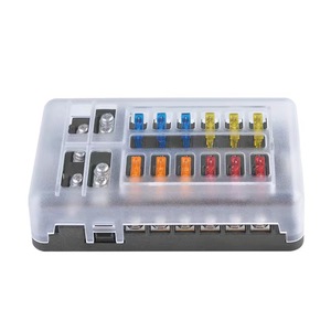 12V 32VヒューズホルダーパネルLED付き12ウェイヒューズブロックボックス - Product Image 5