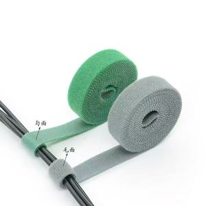 Self Sticky Strong <strong>Hook</strong> and <strong>Loop</strong> Fastener Roll Back to Back Adjustable Double <strong>Sided</strong> <strong>Hook</strong> and <strong>Loop</strong> Tape for Cable Tie - Product Image 1