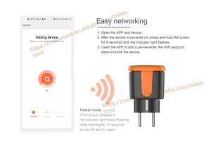 Tuya EU 16A Wifiスマート屋外防水電気ソケットスマートリビング電気プラグAlexa Googleホームコントロール使用 - Product Image 6