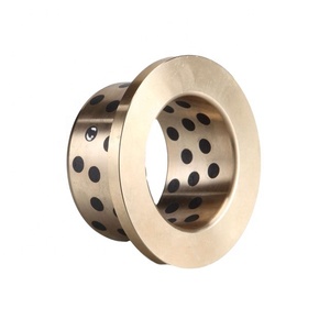Tapones de lubricante de grafito de bronce sólido, cojinete integrado GPBF/TGBF, buje taponado de grafito autolubricante, 2 unidades - Product Image 1
