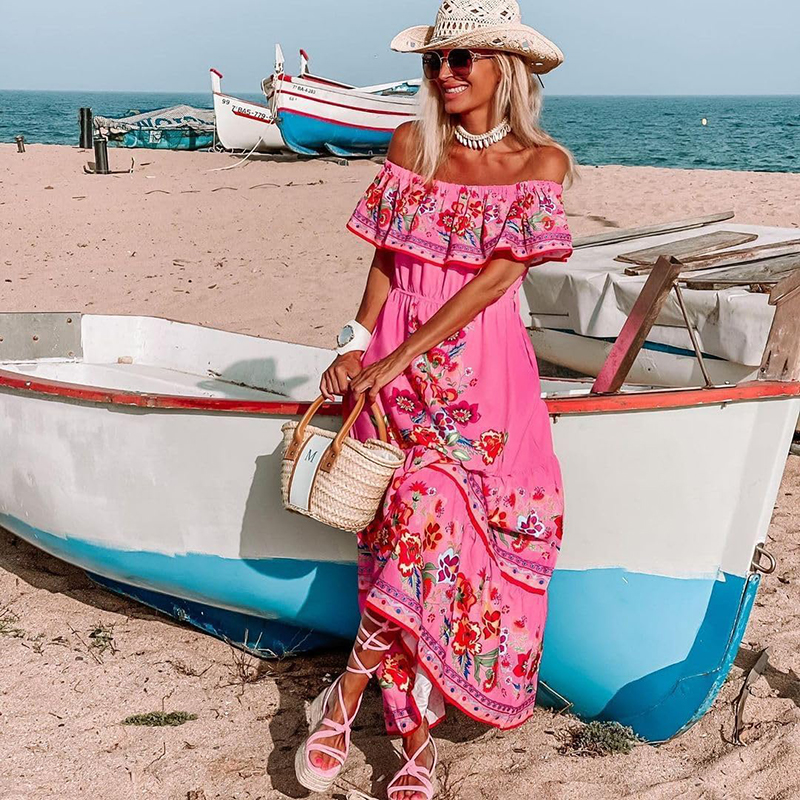 Pink Mexican Dress