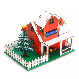 Nano V3.0 Programación STEM DIY Kit de sensor electrónico para Smart Christmas House Learning Kit