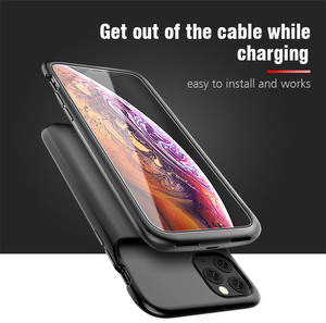 New Soft Slim Rechargeable Power Bank Portable Battery Case <strong>Charger</strong> Back Cover for Iphone <strong>All</strong> Series Back Clip Power Phone case - Product Image 5