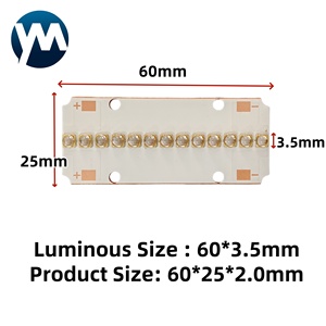 Kuru 365nm UV kür ışık için bakır plaka UV Led çip UV modülü yazıcı mürekkebi ile 39W PCB - Product Image 2