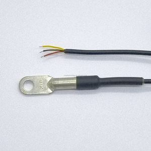 Sensor de temperatura digital M6 Ring Lug DS18B20 con sonda impermeable y cable largo para aplicaciones de registro de datos y hogar inteligente