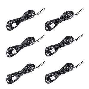 5K 5*25mm B3470 1% NTC Termistor Sensor de temperatura Sonda Sensor térmico digital Cable de sonda Longitud 1M (paquete de 5) - Product Image 6