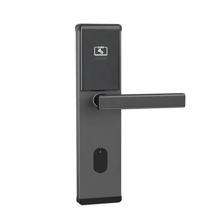 Cerradura electrónica de Metal para puerta de Hotel, chapa de inducción con tarjeta RFID inteligente de 125Khz