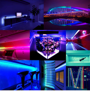 5050 RGB LEDストリップ12V IP20 18/30/60led/m 5M 24キーApp Control Bluetoothスマートストリップライト - Product Image 4