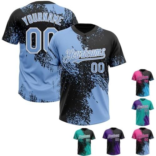 Light Blue and Balck