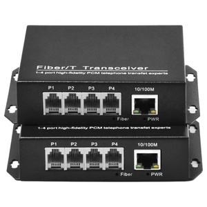 Convertidor de teléfono de 4 canales PCM + 1 puerto 10/100M, Ethernet a fibra óptica - Product Image 3
