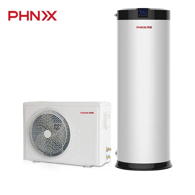 PHNIX Warmepumpe Heat Pump Water Heaters 110v Air Source Mini Split Heat Pump With CE