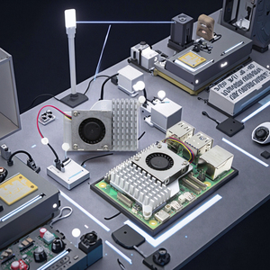 Raspberry Pi Active Cooler Aluminium kühlkörper Temperatur gesteuerter Gebläse-Lüfter für Raspberry Pi 5 - Product Image 5